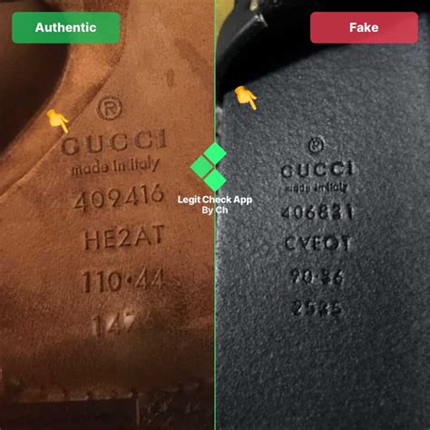 real Gucci belt barcode